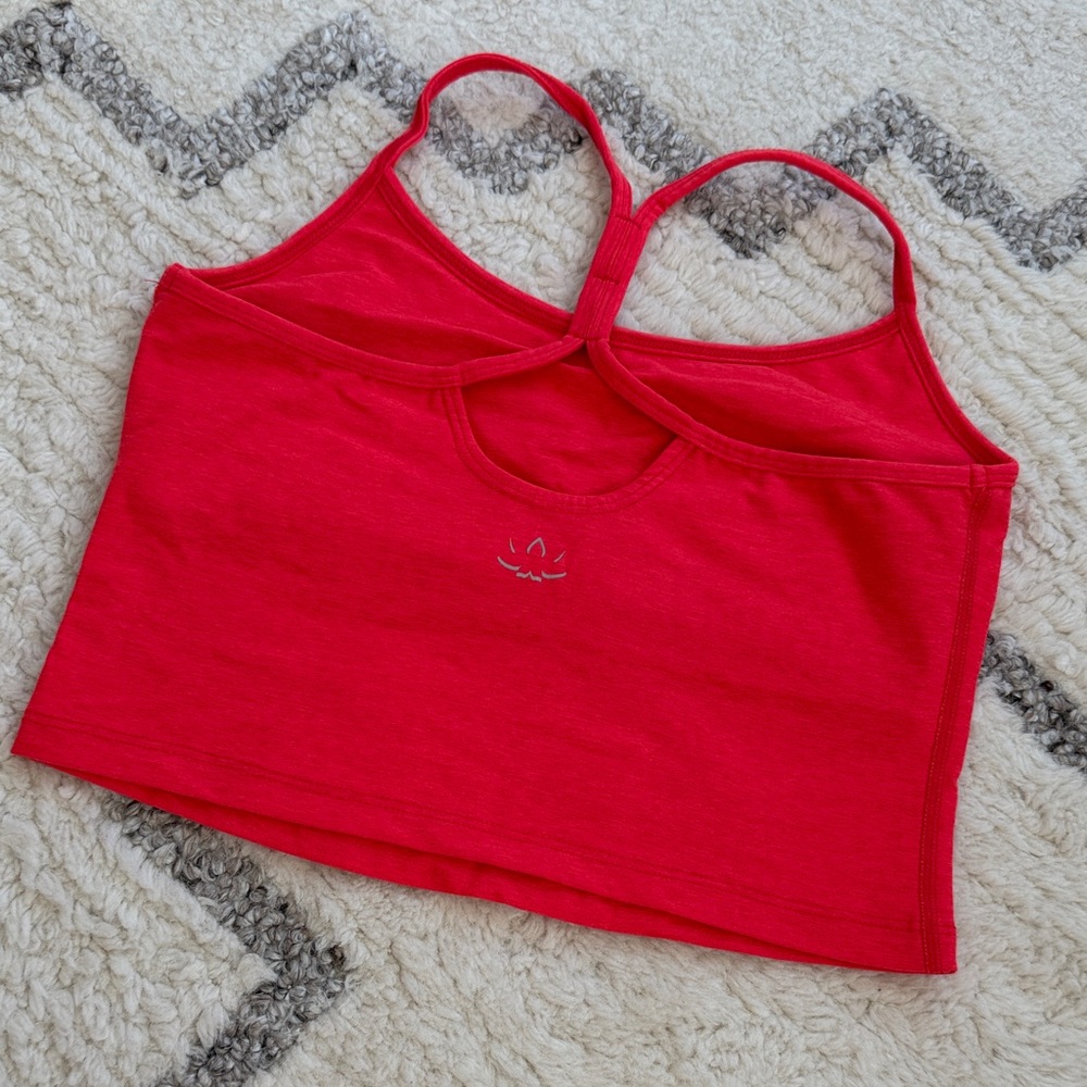 Beyond Yoga Red Women's Spacedye Crop Top - NWOT never worn